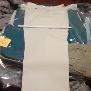 LLbean tan khaki pants size 35 32